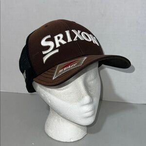 Srixon Brown and Black Mesh Trucker Hat